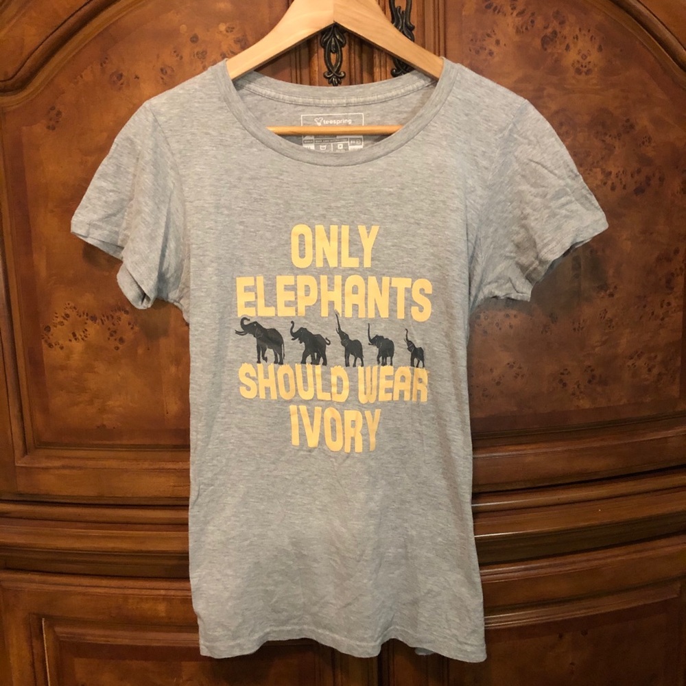 Gray Elephant Tshirt